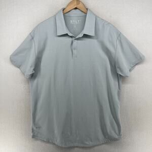 BYLT Shirt Mens XL Drop Cut LUX Polo Golf Premium Basics Short Sleeve Newport